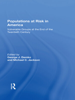 cover image of Populations At Risk In America